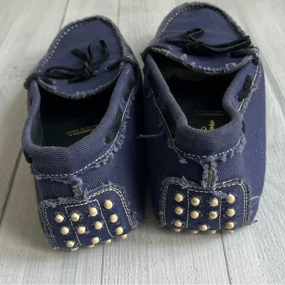 Del Toro Navy Blue Loafers Size 11 - Picture 4 of 10